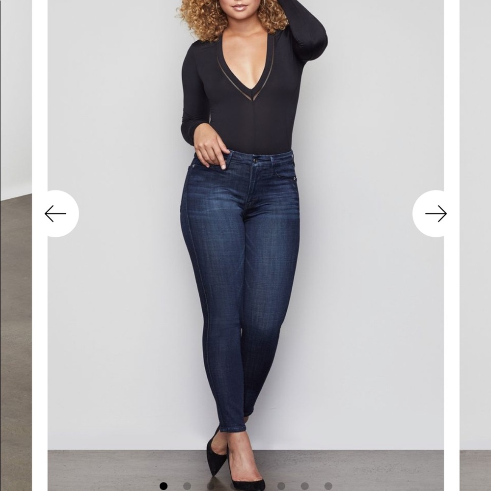 Good American good waist crop jeans (Never worn)